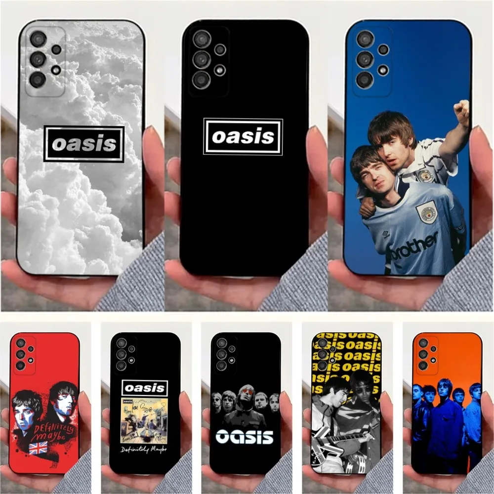 Rock O-Oasis-ES Band Phone Case For Samsung S25,S24,S23,S22,S20,S21,S10,Ultra,Plus,Lite,FE,Soft Silicone Black Cover