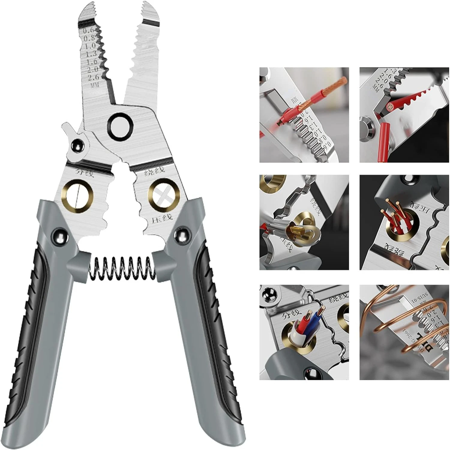 Versatile High-Quality Wire Stripping Plier Toolbox - Enhance Precision and Comfort with Premium Tool - Reliable Durable Efficie