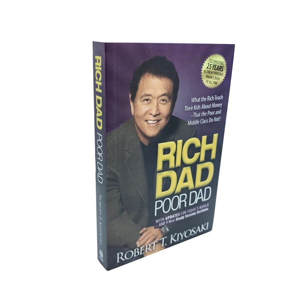 RICH DAD POOR DAD Robert Toru Kiyosaki Personal Finance Children Book Financial Intelligence Enlightenment Education BookEnglish