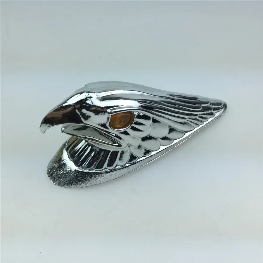 1pcs Motorcycle Electric Car Front Fender Decorative Plating Eagle Head Option Parts Logo