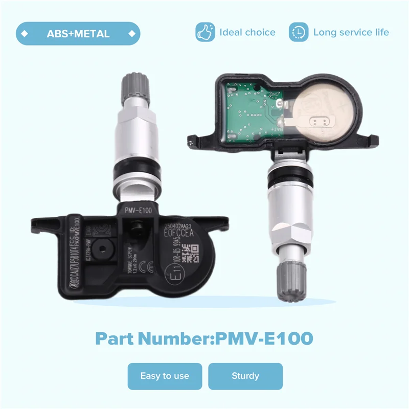 

PMV-E100 42607-53040 Датчик давления в шинах, датчик мониторинга 433 МГц для Toyota AVALON CAMRY 4RUNNER COROLLA-A08Q