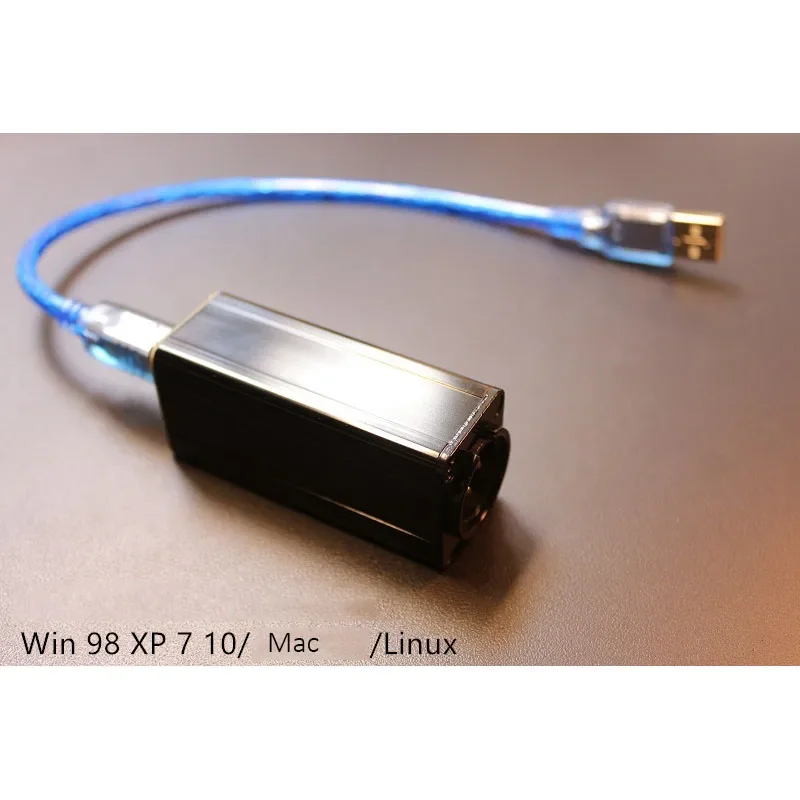 DLHiFi  USB B to AES Converter USB Digital Interface Input AES Digital Output Stage Audio Mixer Adapter With USB Cable