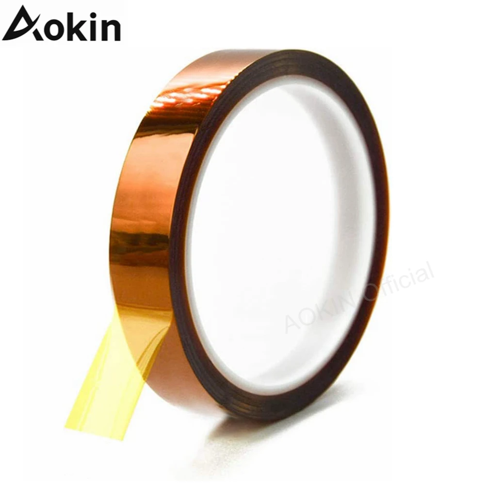 1PC 12mm Heat BGA Thermal Insulation Polyimide Insulating High Temperature Adhesive Tape 3D Printing Board Protect