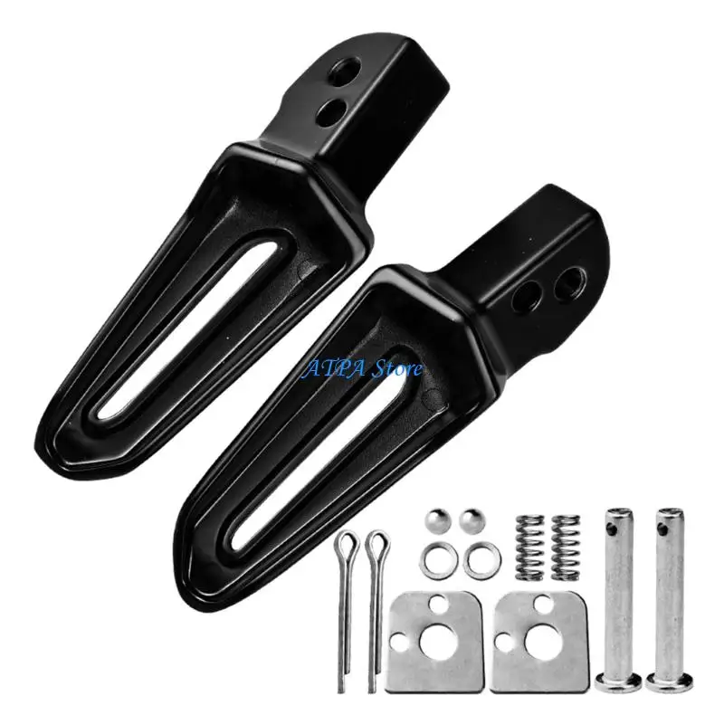 

U13C Aluminum Foot Pedal Pegs Motorcycle Rear Footrest Universal Replacement Part
