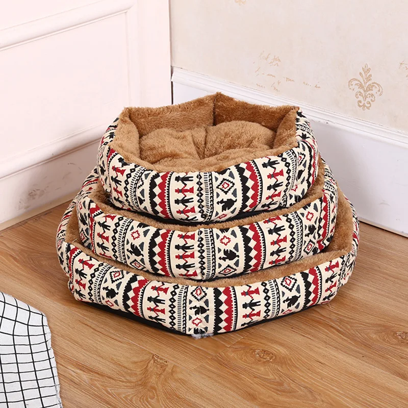 Cat Nesting Basket House Cats Dog Bed Super Soft Washable Pet Mat Sleeping Bag Lounger for Small/Medium Dog Cama Perro