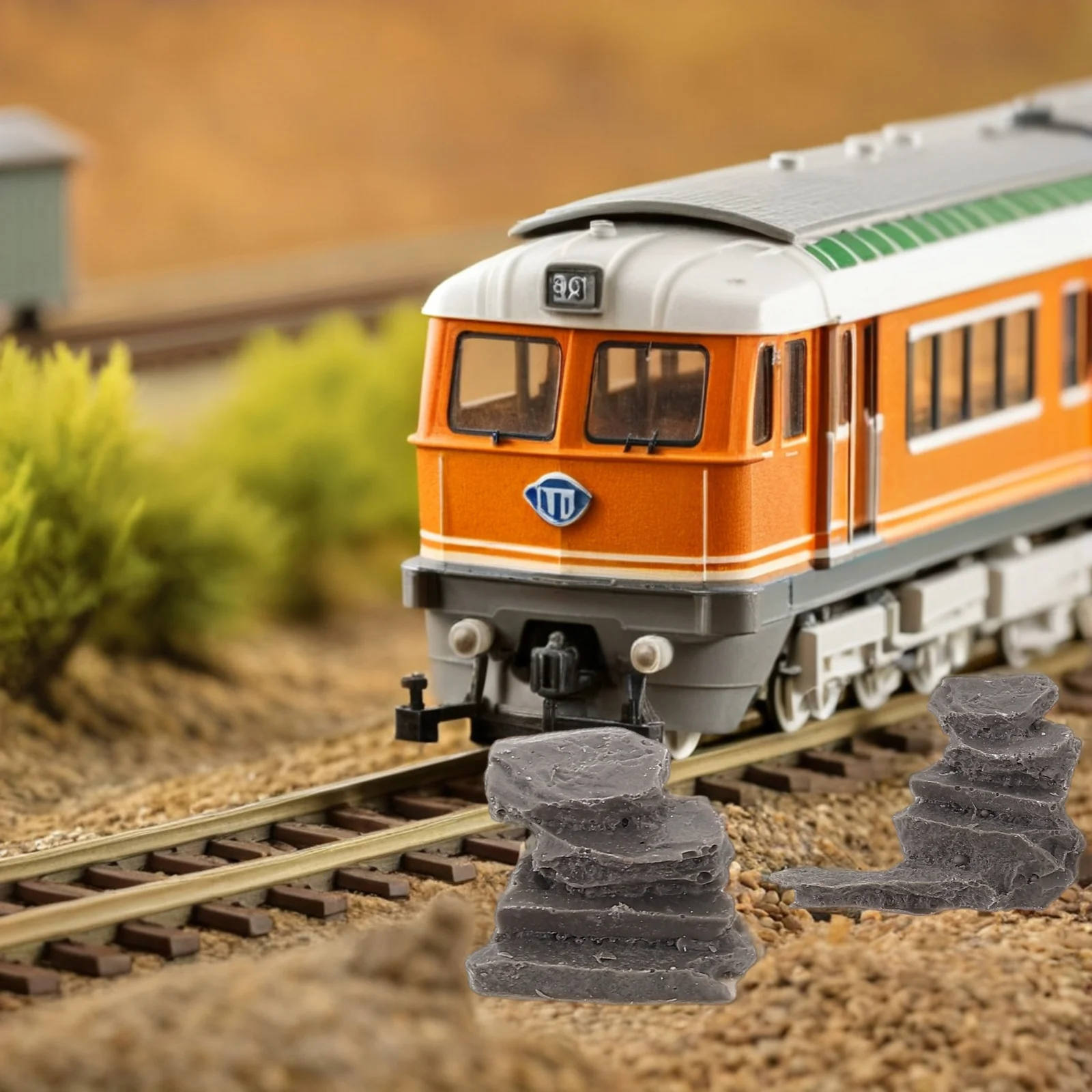 

6Pcs Miniature Stone Steps Sand Table Accessories Detailed Vintage Texture for Fairy Garden Micro Landscape Train Diorama