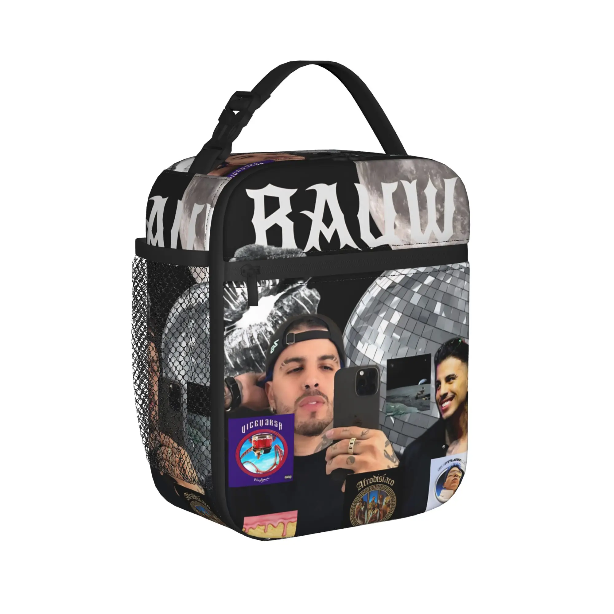 Insulated Lunch Tote Bag Rauw Alejandro Singer Rapper Product  Storage Food Box New Arrival Thermal Cooler Lunch Box For Office