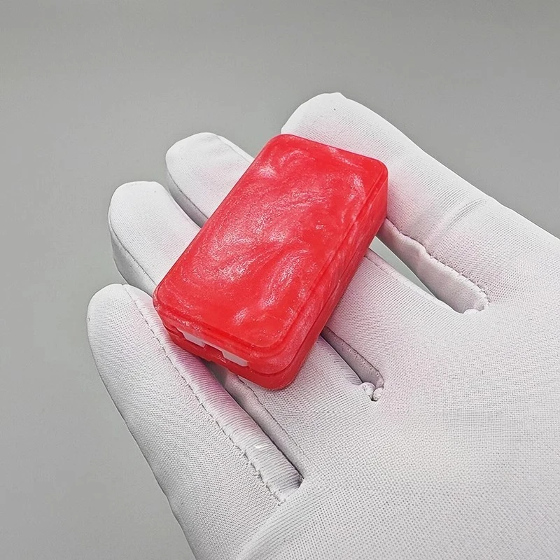 

Красная смола с короной Vermilion, розовый EDC, оловянный, плотный абзац, на ощупь, нажмите на кончиках пальцев, декомпрессия, настольная игрушка в подарок