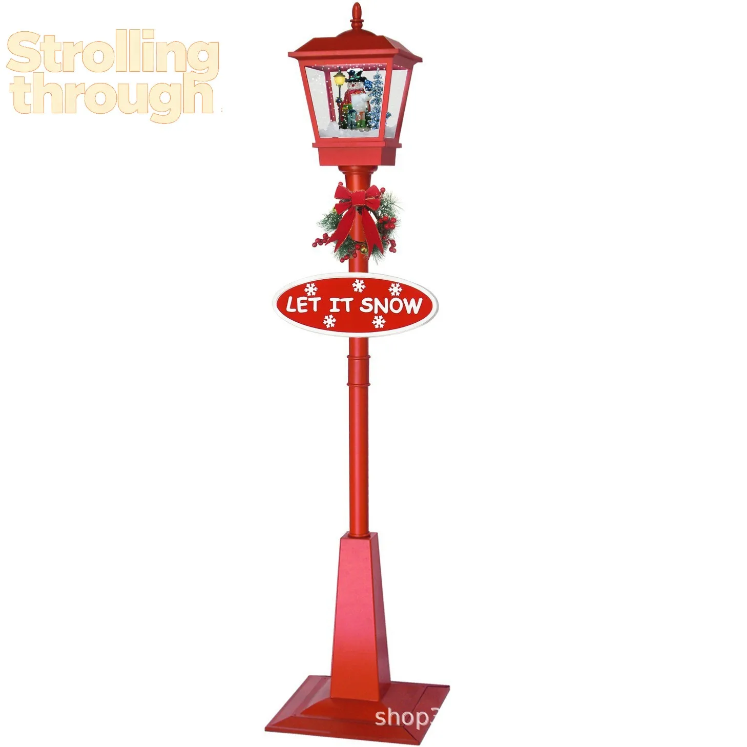 

Christmas Ornaments Music Snow Lights Christmas Gifts Gifts Shopping Mall Window Living Room Ornaments