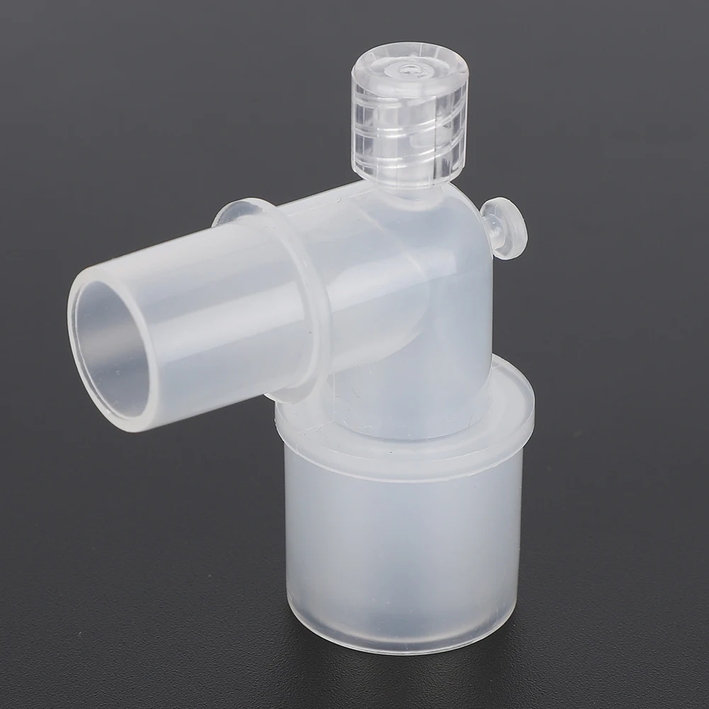 L Shaped Plastic Hose Connector Breathing Tube Connection Adapter Ventilation Tubeanesthesia Machine Atomization Accessories