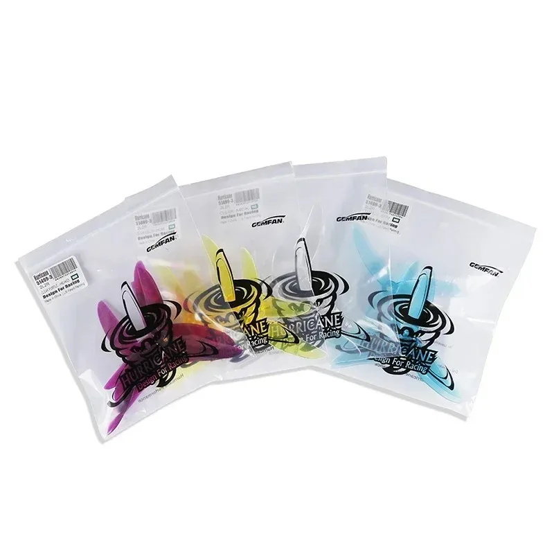 Gemfan Hurricane 51499 5.1x4.99x3 Elica a 3 pale da 5 pollici 2 paia CW/CCW FPV Racing Drone Puntelli per Freestyle ad alta velocità