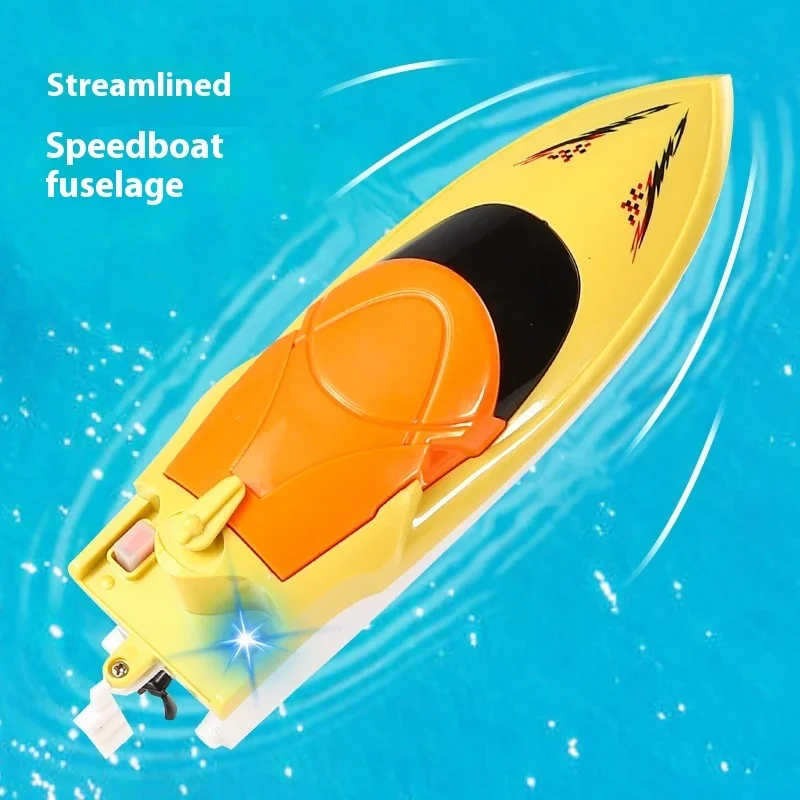 Cross-Border รีโมทคอนโทรลเรือเด็กรีโมทคอนโทรลไฟฟ้า Speedboat ฤดูร้อนว่ายน้ํา Shark ของขวัญของเล่นสําหรับเด็ก