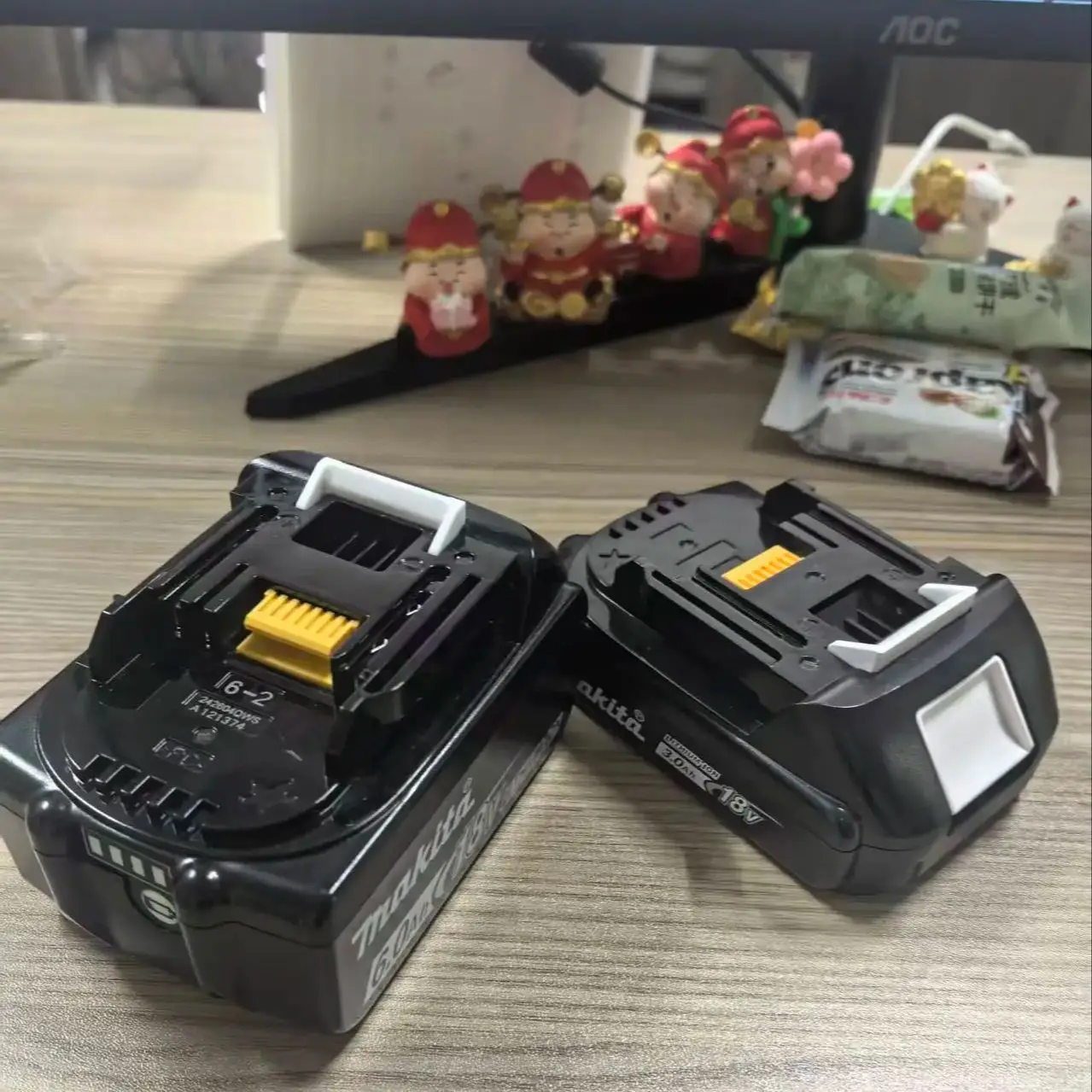 

Makita BL1860B Battery 18V 6Ah 3Ah Rechargeable Compatible with DTD172 DDF487 DTW300 DGA404 Power Tools - Replacement Lithium-io
