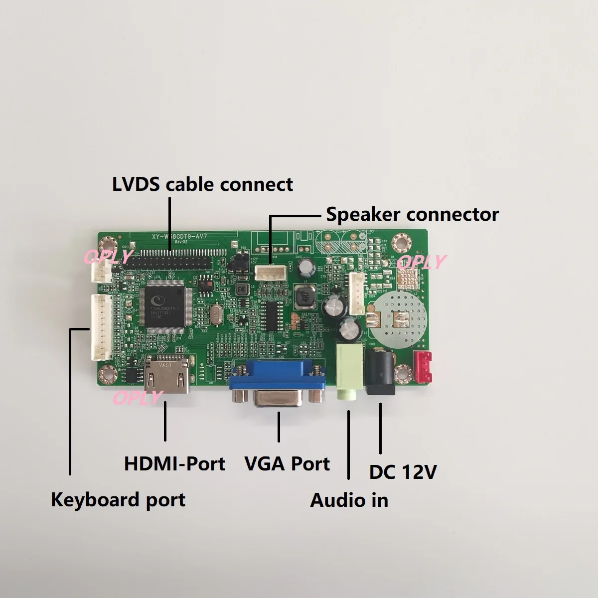 Плата контроллера 58C для LP154WP4 B141PW04 V0 LP154WP2 LP154WP3, совместимый с HDMI дисплей с VGA