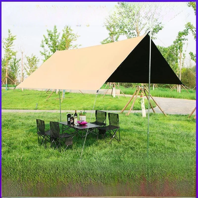 black-glue-waterproof-sunshade-tent-car-cover-storage-outdoor-picnic-camping-equipment-canopy-awning-retractable-umbrella