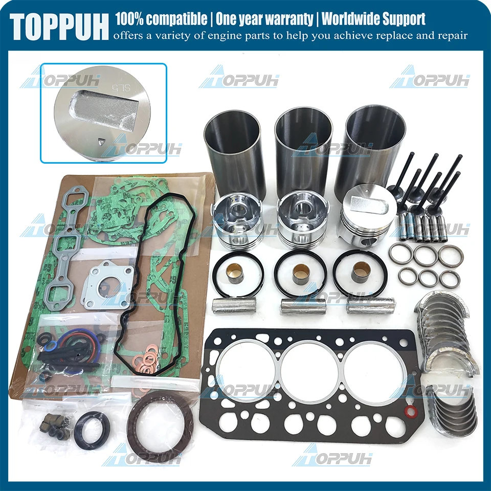 S3L S3L2 Overhaul Rebuild Kit S3L S3L2 For Mitsubishi EB250 EB300 EB306 Excavator Piston Bearing Set Repairs