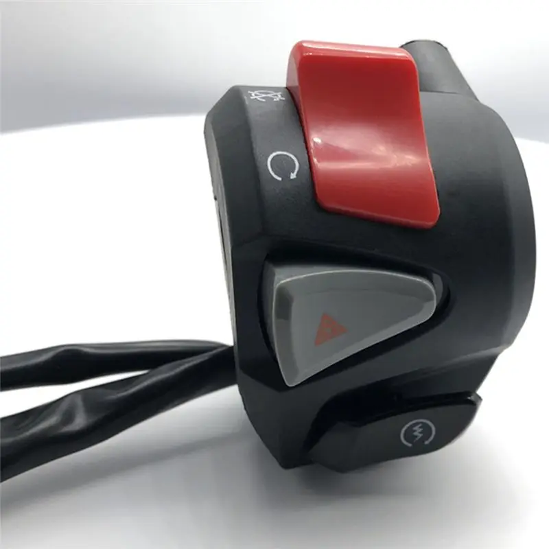A73X-Handlebar Switch Starter Handle For Honda Motorcycle Fan 160 150 Cb 500 With Alarm Flasher