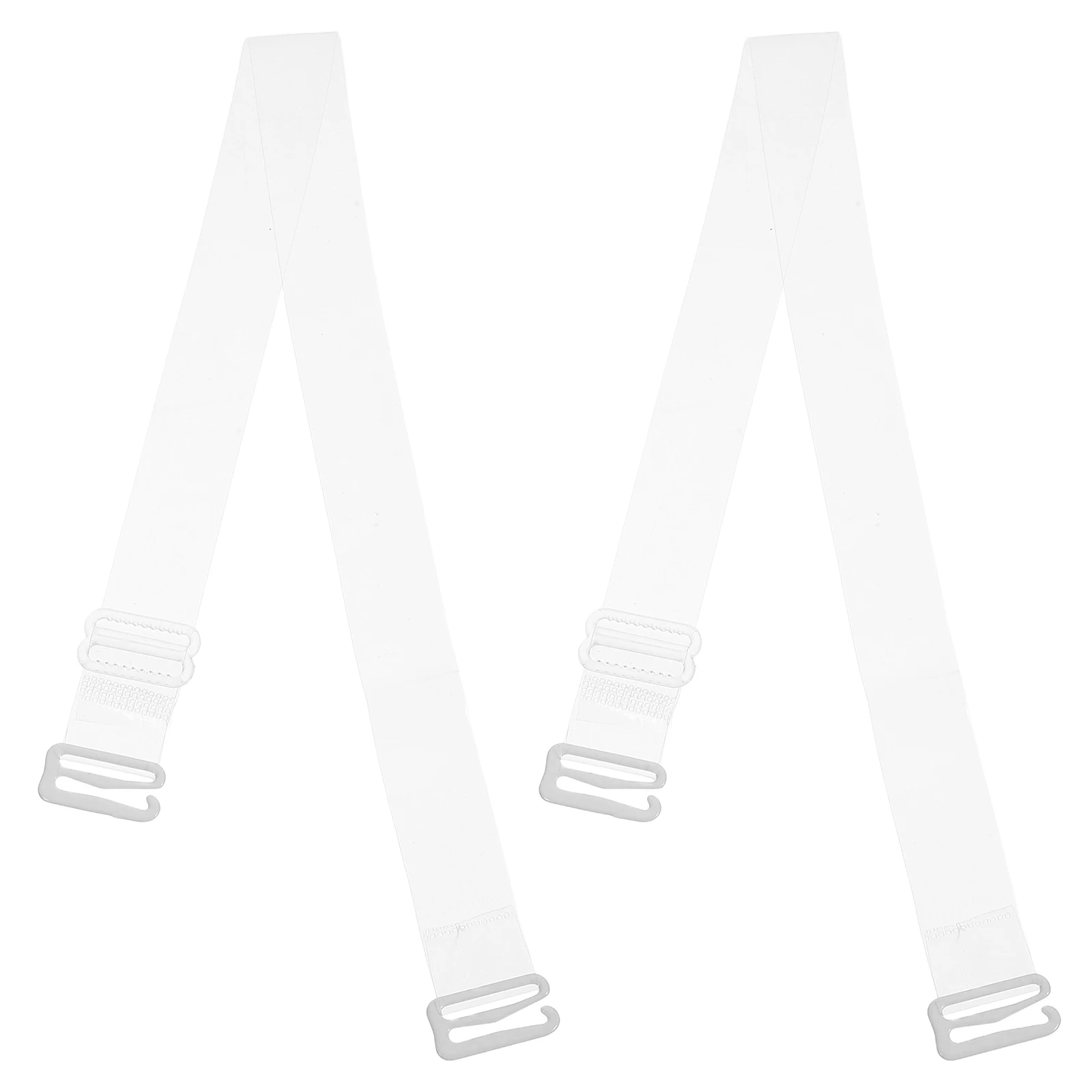 

Anti-slip Invisible Bra Shoulder Straps Adjustable Replacement Accessories for Daily Use with Tank Tops Dresses Transparent