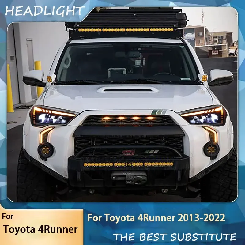 Car Lights For Toyota 4Runner LED Headlight 2013 2014 2015 2016 2017 2018 2019 2020 4Runner Head Lamp Accessories Plug and play