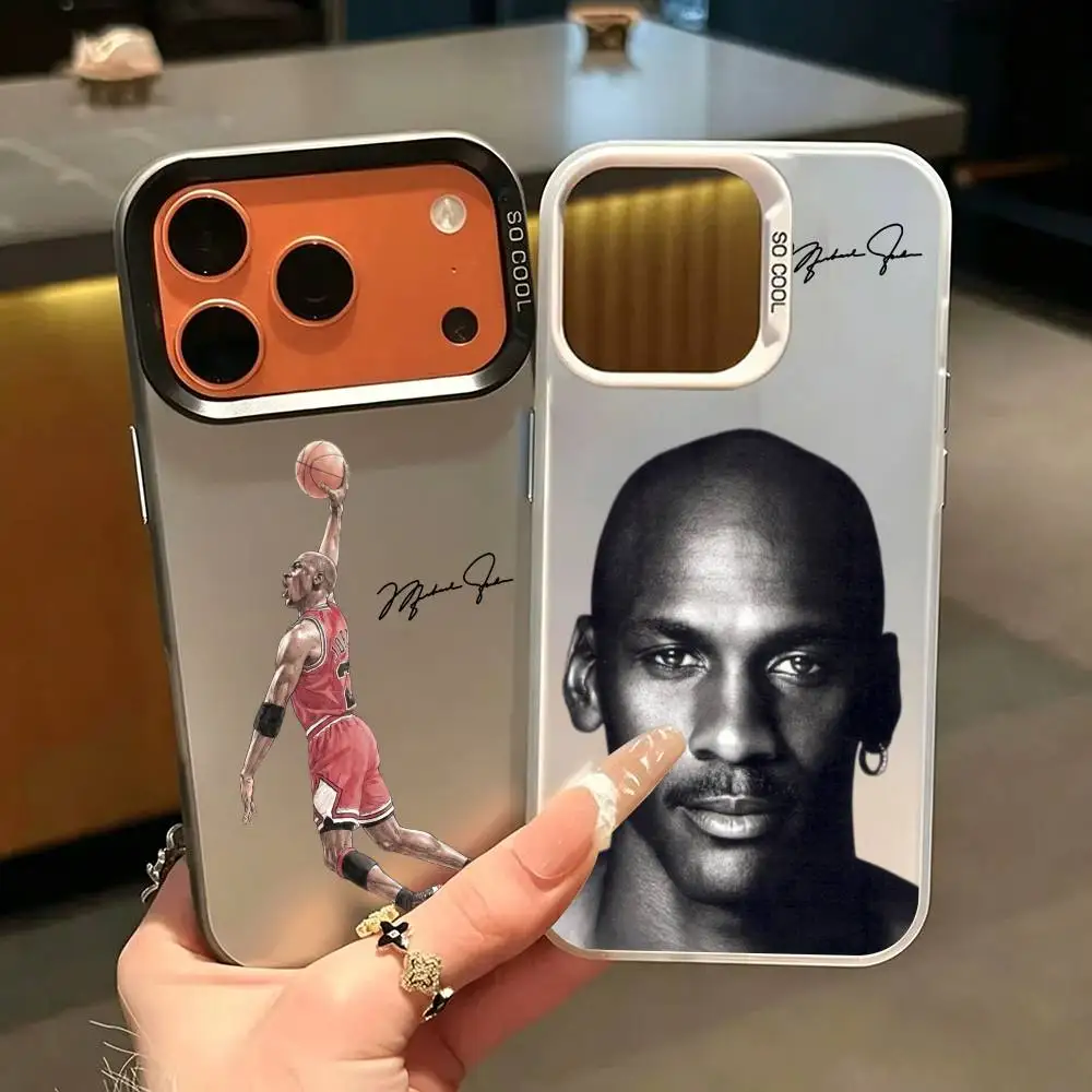 Funda para Teléfono GOAT MJ Michael Jordan, Funda de Lujo de Alta Gama a Prueba de Polvo con Diseño Impreso para iPhone 17/16 ProMax Plus AIR