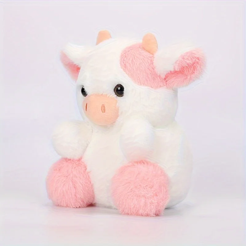 7.8 Inc Soft Pink Cow Plush Toy Cute Strawberry Cow