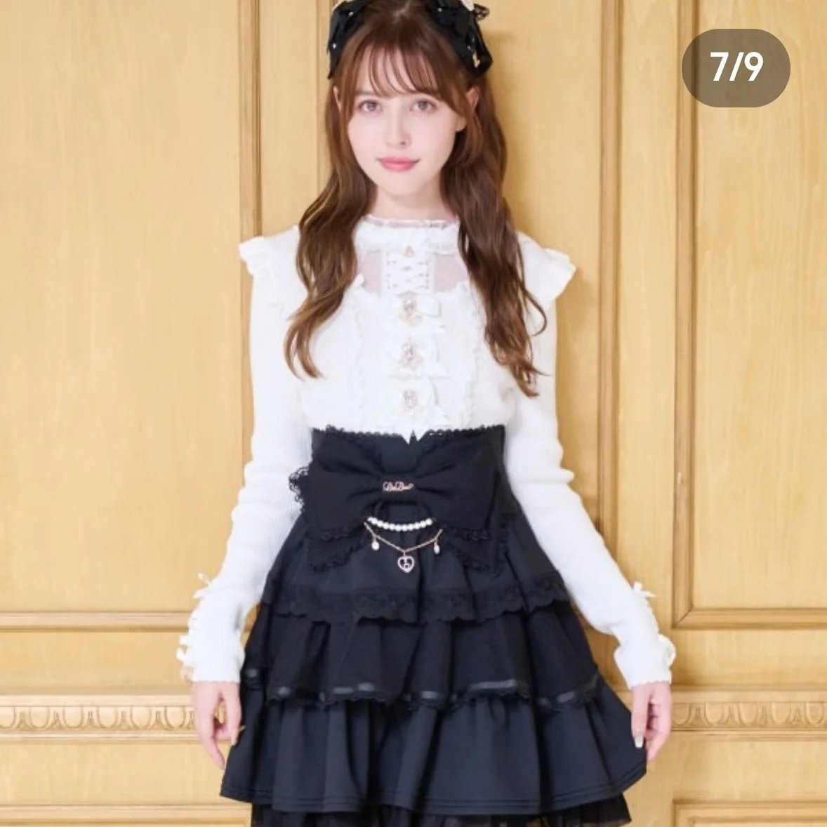 النمط الياباني الحلو لطيف فتاة LIZ تريكو أعلى جولة الرقبة طويلة الأكمام مقوس دانتيل القلب الماس بلوفر مغزول سترة للنساء