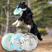 Fashion Pet Dog Silicone Game Flying Saucer Dog Toy Flying Discs Trainning Interactive Toy Training Interactive Pet Supplies