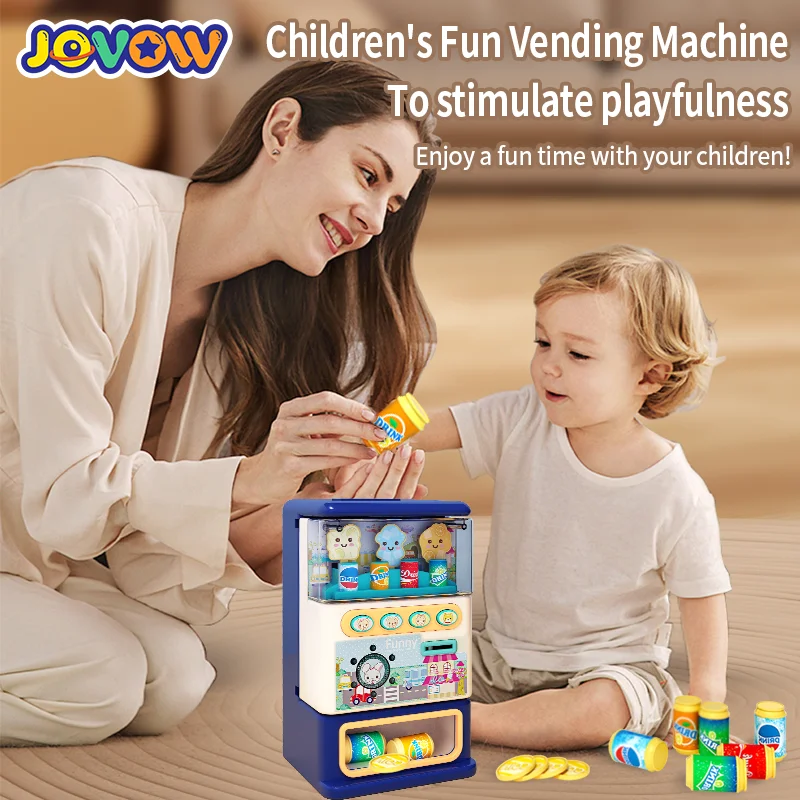 Simulation Mini Children's Beverage Vending Machines Toys Music Password Coin Machine Baby Puzzle Montessori Education Toy Gifts