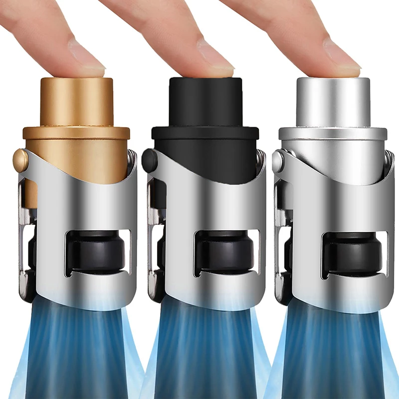 With Built-in Pump For Champagne Champagne Stoppers Wine Saver, Sparkling Wine Vaccum Stoppers