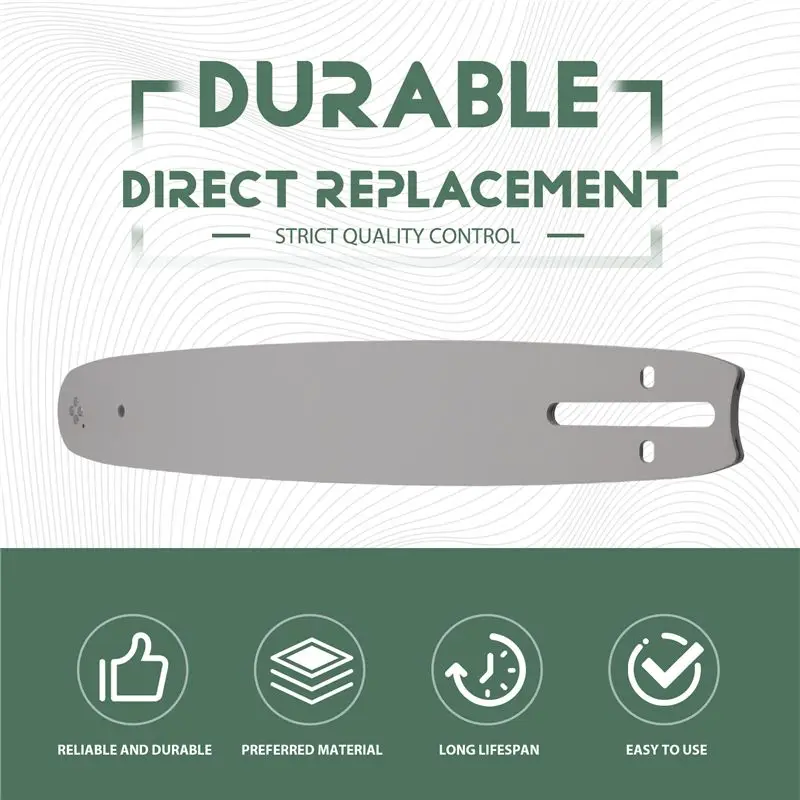 ABWR-Chainsaw Replacement Parts 1 Set 16 Inch Guide Bar+ Chains 3/8 Semi Chisel For 36 41 50 51 55 Tool