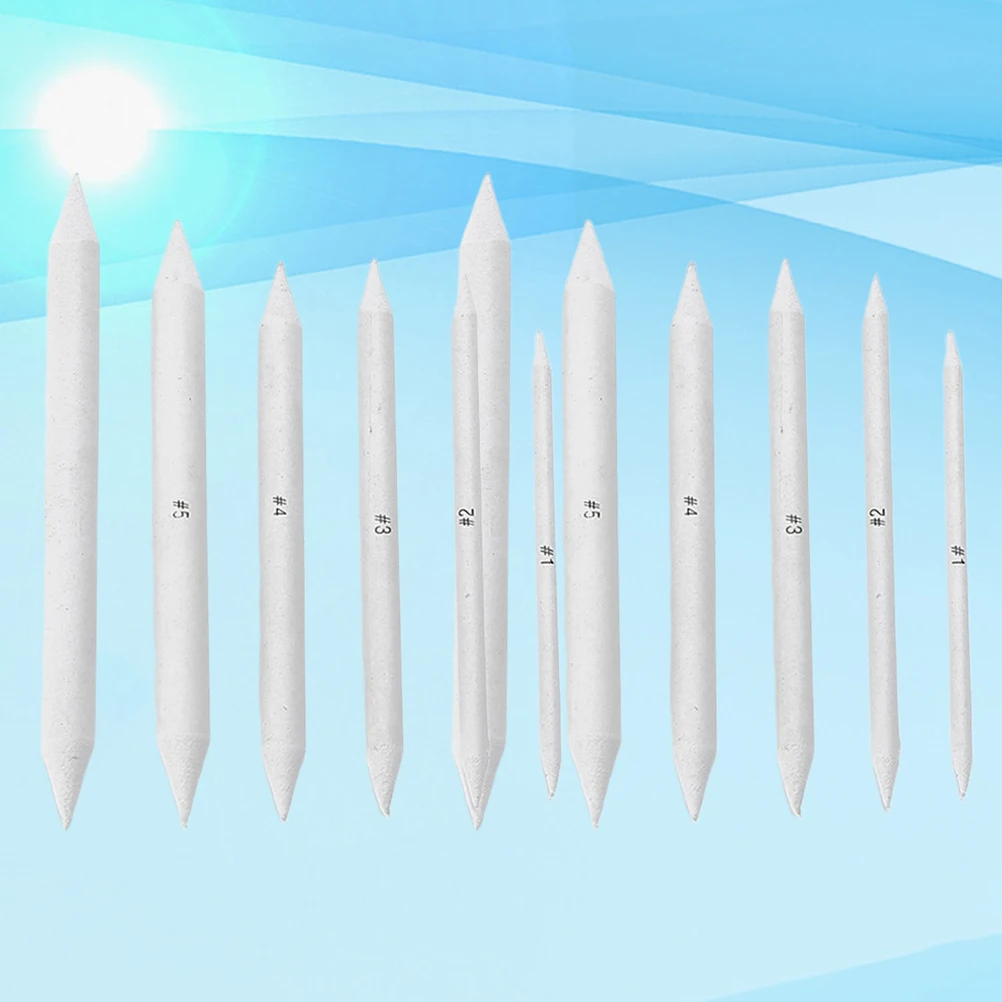 2 مجموعات رسم فرك قلم رصاص مزج جذوع ورقة جذوع لرسم فحم الباستيل السريع السلس مزج أدوات الفنان