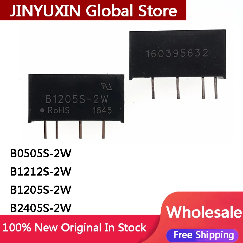 2Pcs B0505S-2W B0505S B1212S-2W B1212S B1205S-2W B1205S B2405S-2W B2405S 2W Isolated buck DC-DC power module In Stock Wholesale