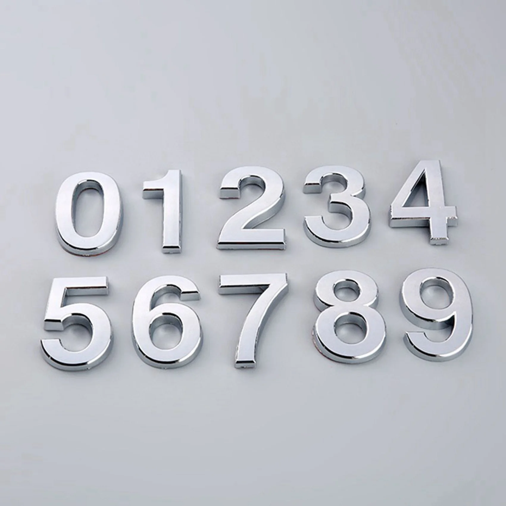 AFOURT-20X Self-Adhesive Door House Numbers Mailbox Numbers Street Address Numbers For Residence And Mailbox Signs, 0 To 9