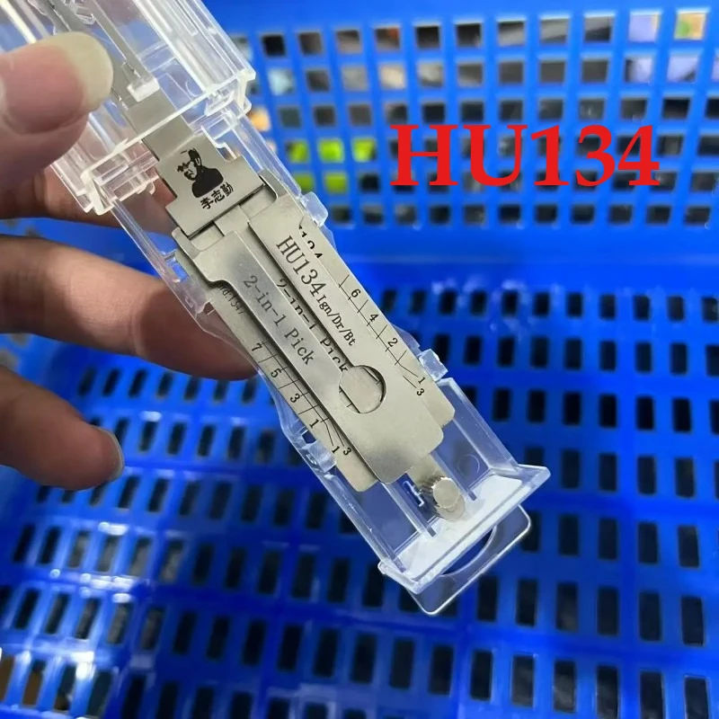 

1PCS Lishi 2IN 1 HU134 for Kia Milling Measuring Tool for Reading Hardware Tools, Automotive and Household Use Lock picking key