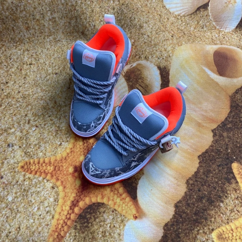 

Мужские кроссовки American Street Grey Orange Jacquard | Ретро-винтажная текстура | Размеры 36-48 | Модные мужские повседневные туфли