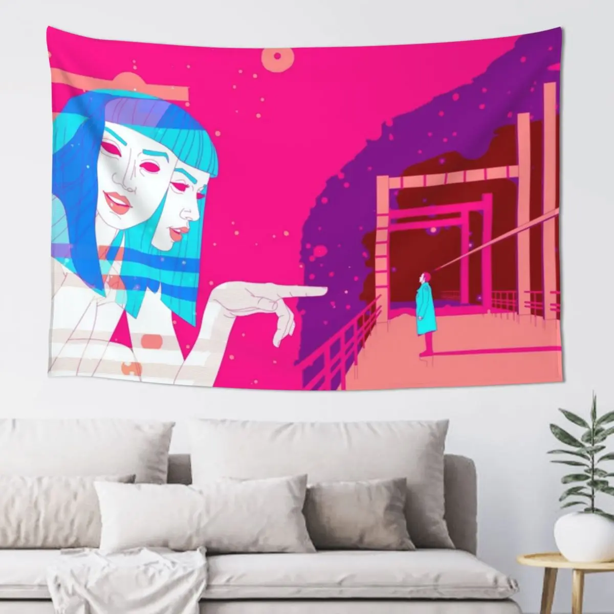 

2049 Tapestry Aesthetic Home Decor Home Supplies Aesthetic Room Decoration Tapestry
