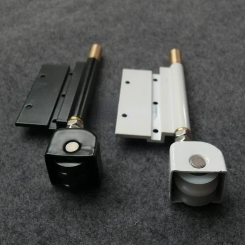 Imagem -04 - Alumínio Liga Deslizante Porta Polia Roda Inferior Universal Porta Dobrável Acessórios