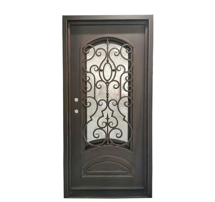 Factory direct sales front French door villa swing glass exterior modern house exterior pivot door