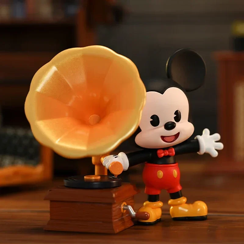 

POP MART Disney Mickey Family винтажная серия слепая коробка игрушки Kawaii аниме фигурка-сюрприз Mystery Box куклы подарок
