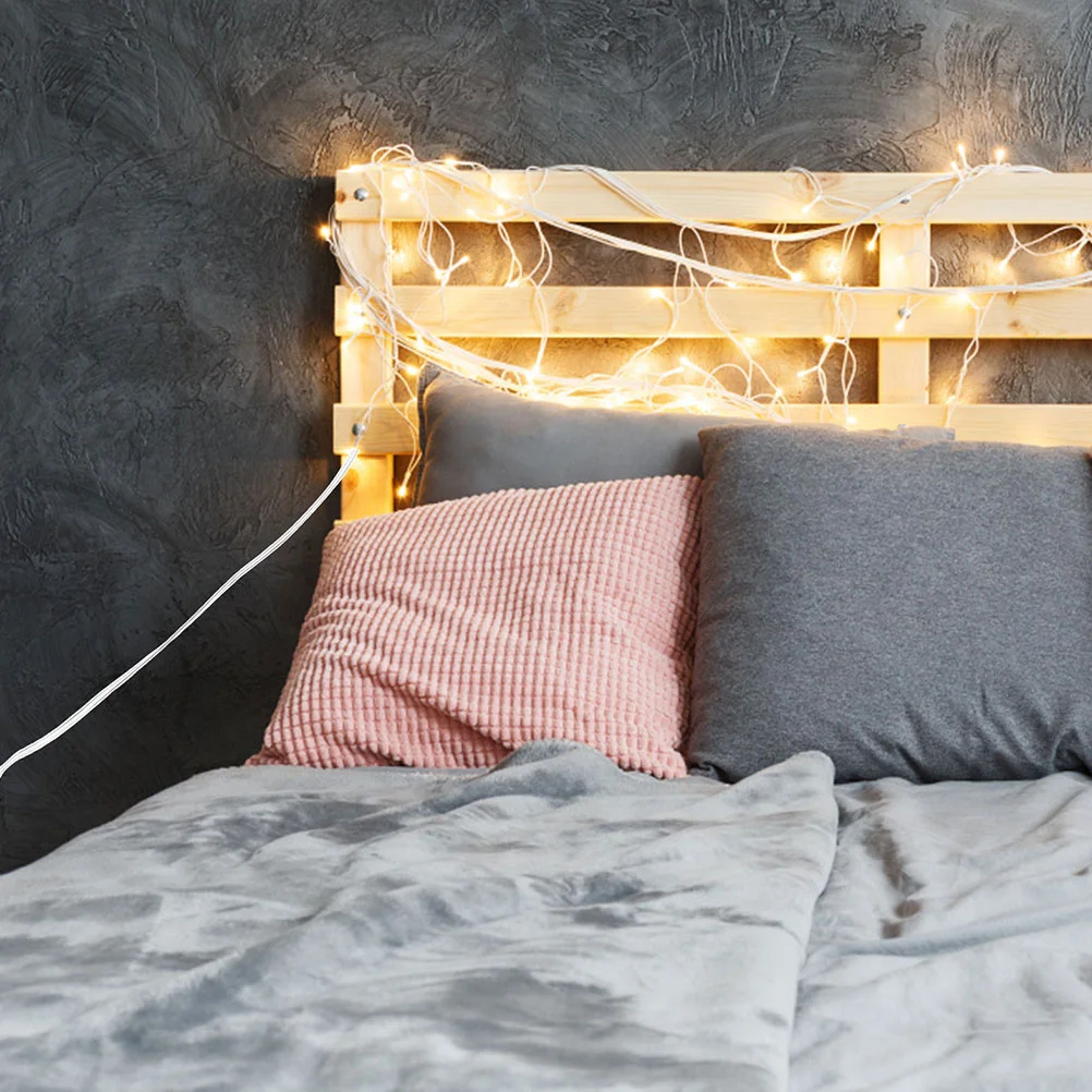 

3Pcs Lamp Cord Extension Cable Compatible with Curtain Lights Easy DIY Connectable Wiring for Bedroom Kitchen Office Lighting