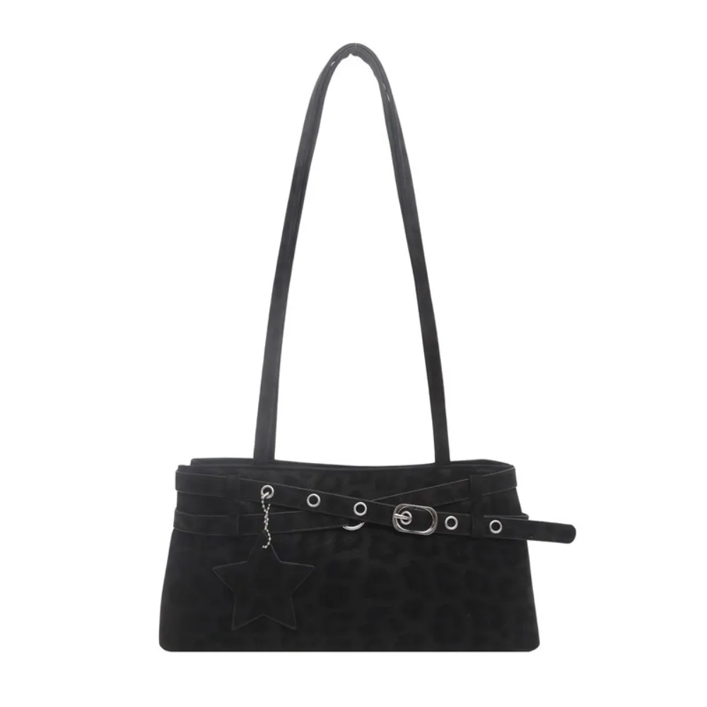 Minimalist Look Synthetic Leather Tote Bag Large Capacity Wide Strap Shoulder Bag Hand Tote Shopping