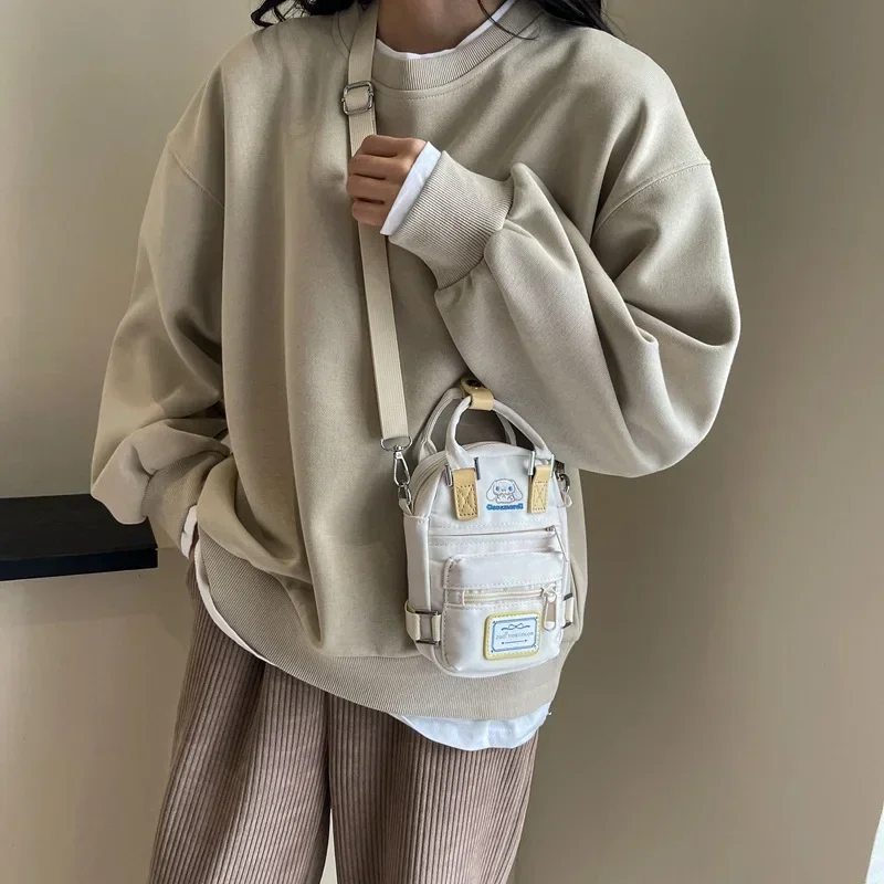 

2025 New Fresh Girl's High-Value Bag - Contrasting Color, Portable Messenger, Multi-Function & Multi-Pocket