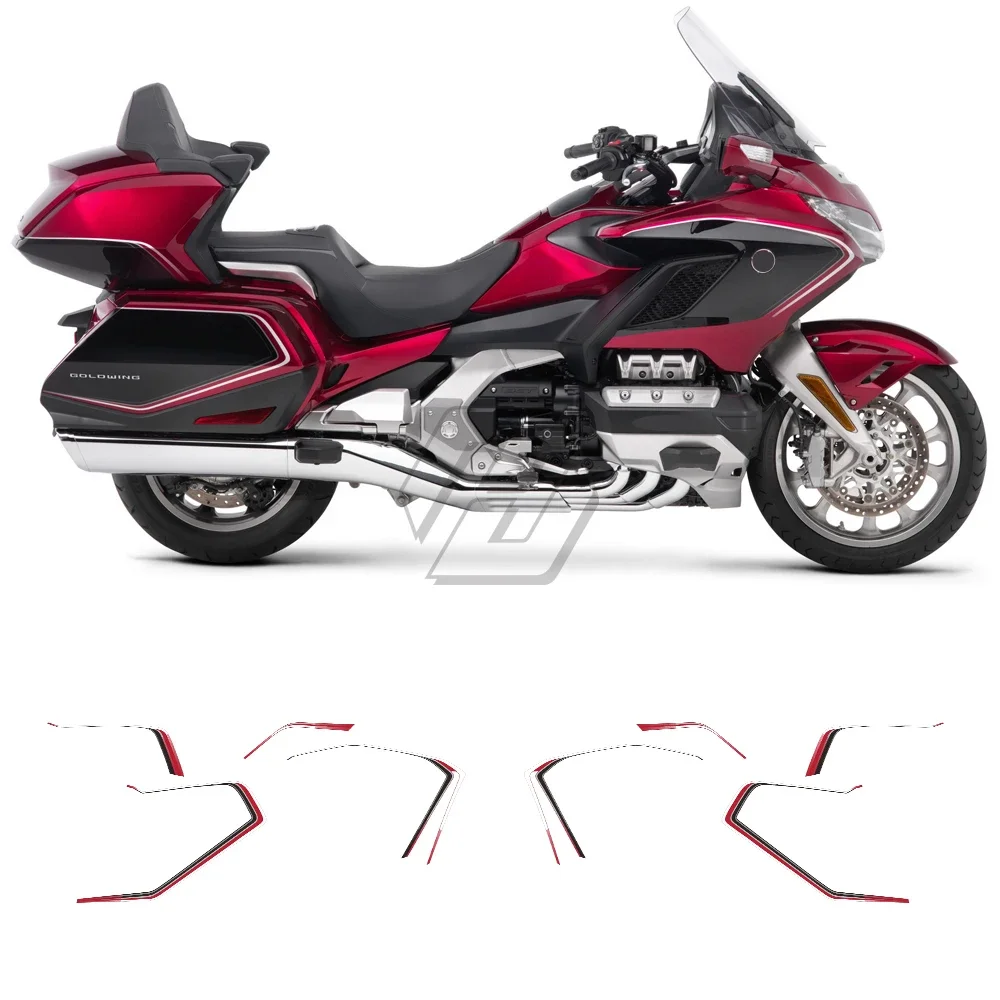 Motocicleta Touring Graphic Decal Kit, Case para Honda Goldwing GL1800 2018-2020