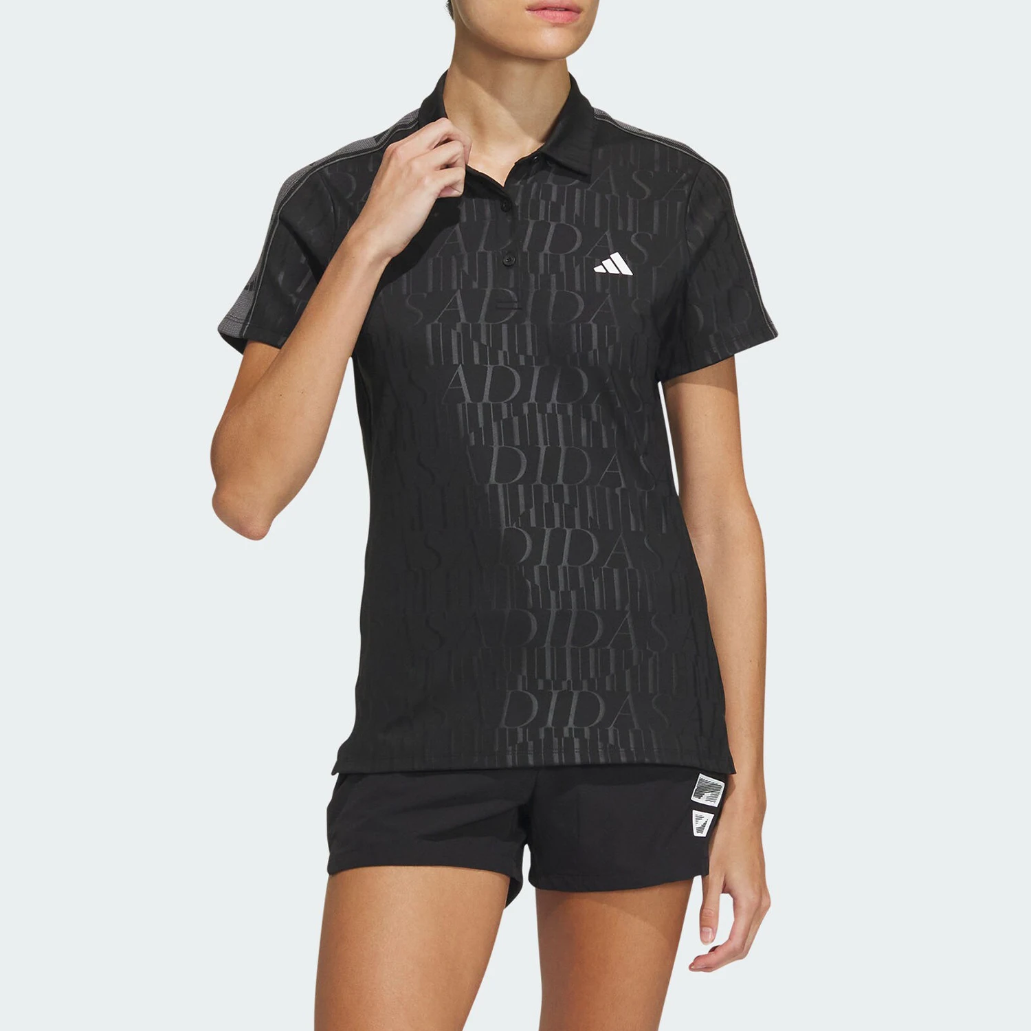 

Adidas genuine new women's golf sport short sleeved polo shirt IK9819