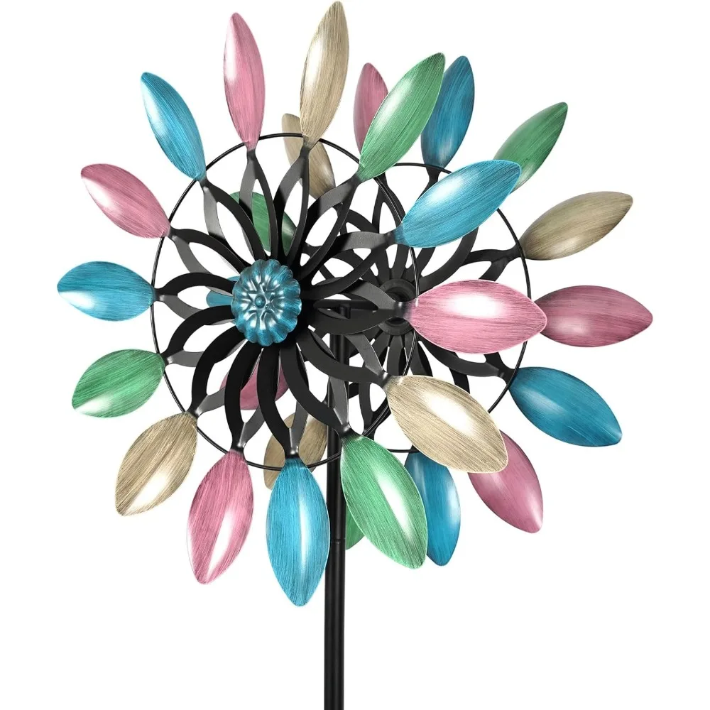 

wind spinnerlarge outdoor wind spinner for patio and garden,decorations with fixing stakes metal,garden spinner lawn decoration