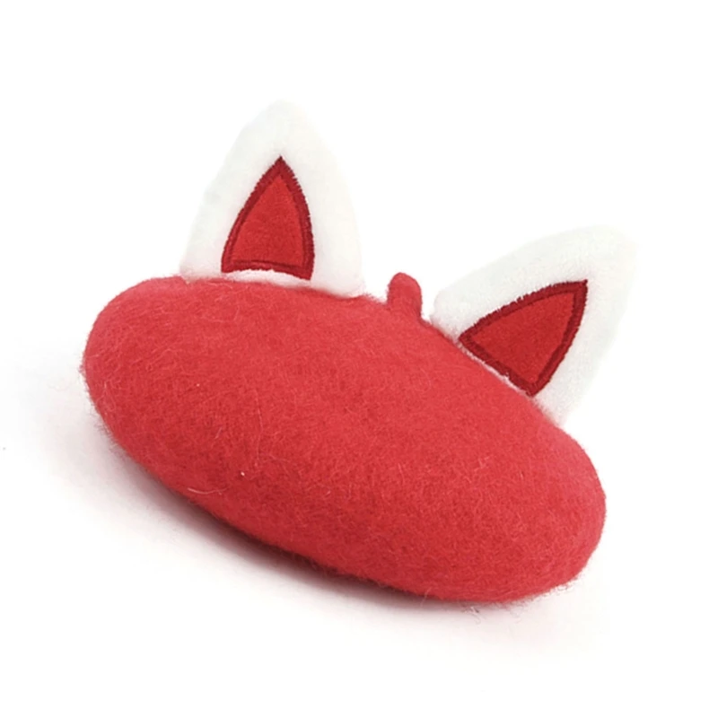 Pet Hat with Rabbit/Cats Ear Decors Dresses up Hat Outdoor Travel Photography Pet Fashion Pet Hat