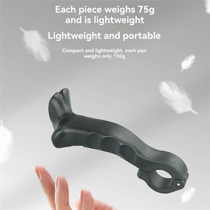 

AS98-Cycling Parts Bicycle Handlebar Extender Bars Ends Ergonomic Design Handlebars Rest For Cycling Fatigue Relief