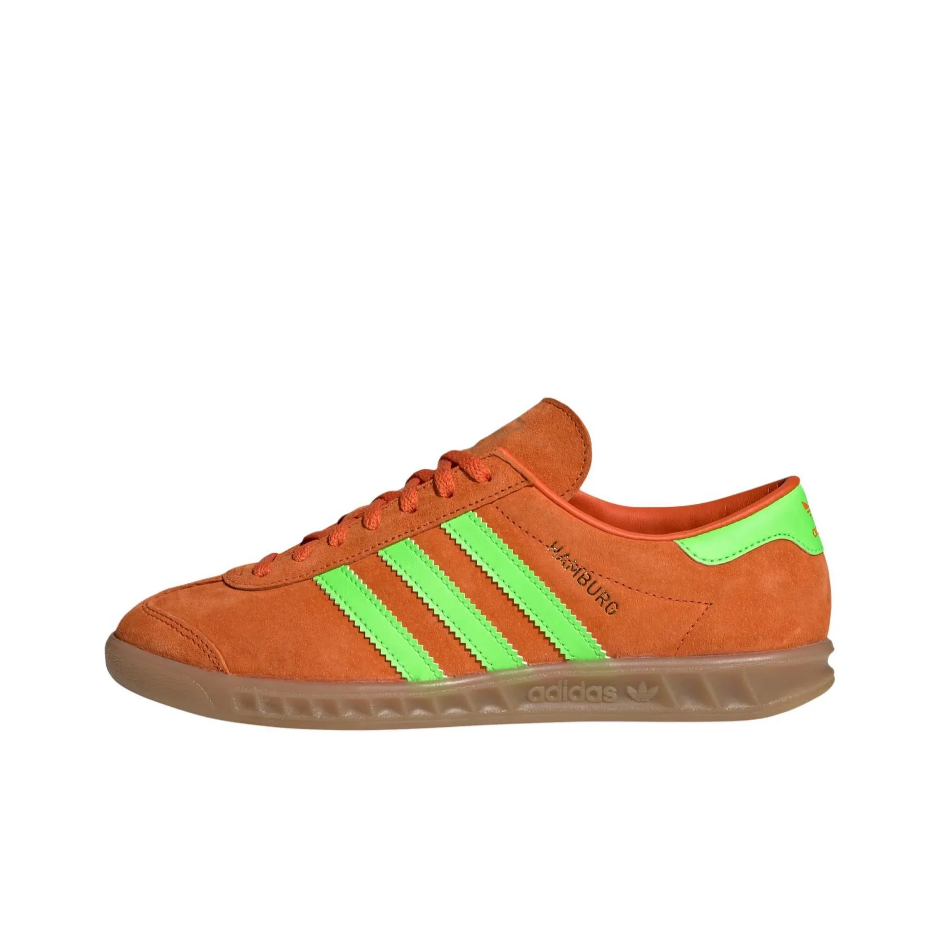Adidas Originals Hamburg Low top Skateboard Shoes Women's Orange Green IH5460