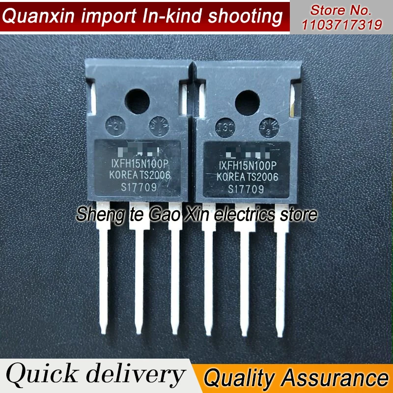 IXFH15N100P TO-247 1000V 15A Guarantee HOT