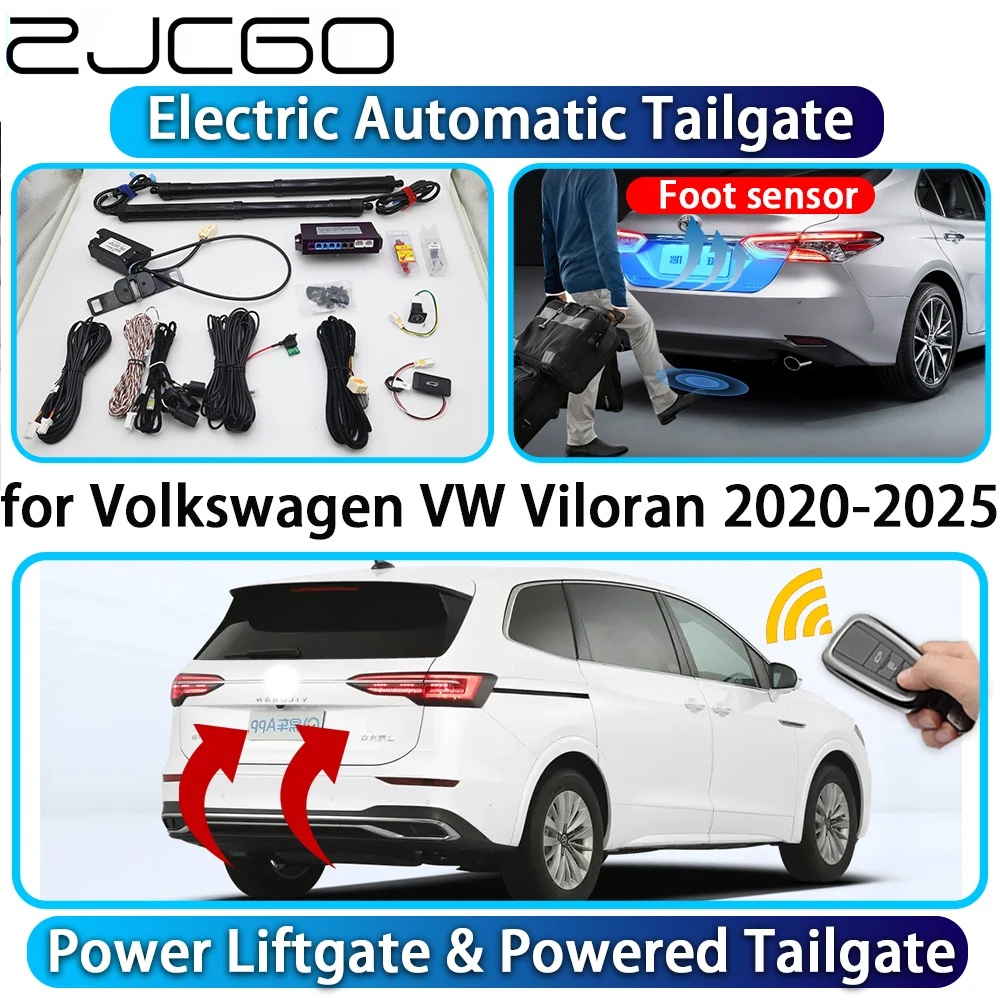 

ZJCGO for Volkswagen VW Viloran 2020-2025 OEM Automatic Power Liftgate Powered Tailgate Intelligent System Car Trunk Lift Kit